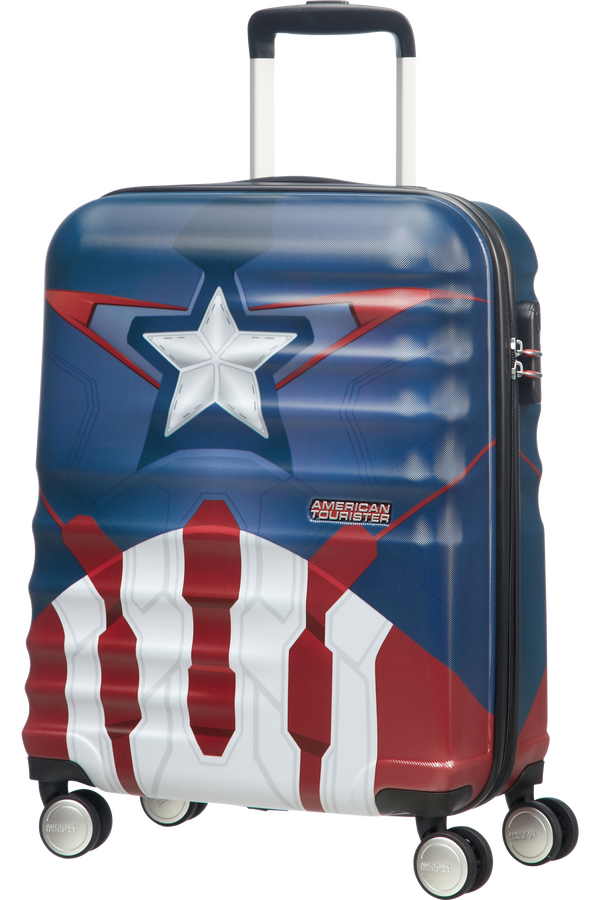 American Tourister Wavebreaker Disney Spinner 55cm  Captain America Close-Up